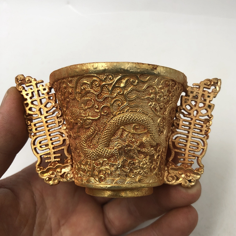 小】3947 時代金工 唐銅金銀象嵌鳳凰文花生 花...+alexanderkidbrook.co.uk