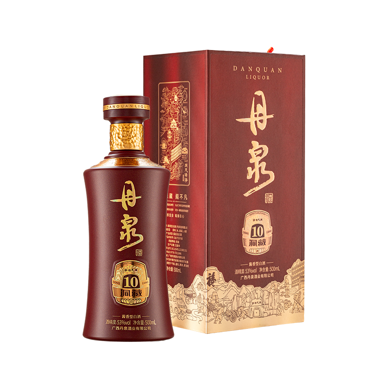 丹泉广西丹泉酒 未開封　洞藏30酱香型白酒500ml 酒廠自營】丹泉酒洞藏30臻藏級53度洞藏醬香型白酒500mL單瓶