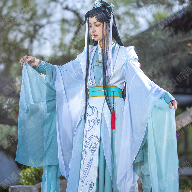 天官赐福风师青玄cos服风师娘娘雨师古装汉服假发cosplay服装女-Taobao