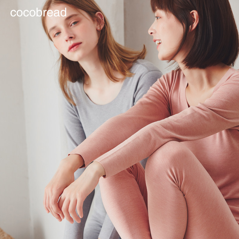 保暖内衣女士德绒无痕加绒加厚美体打底发热隐形秋衣秋裤套装女冬