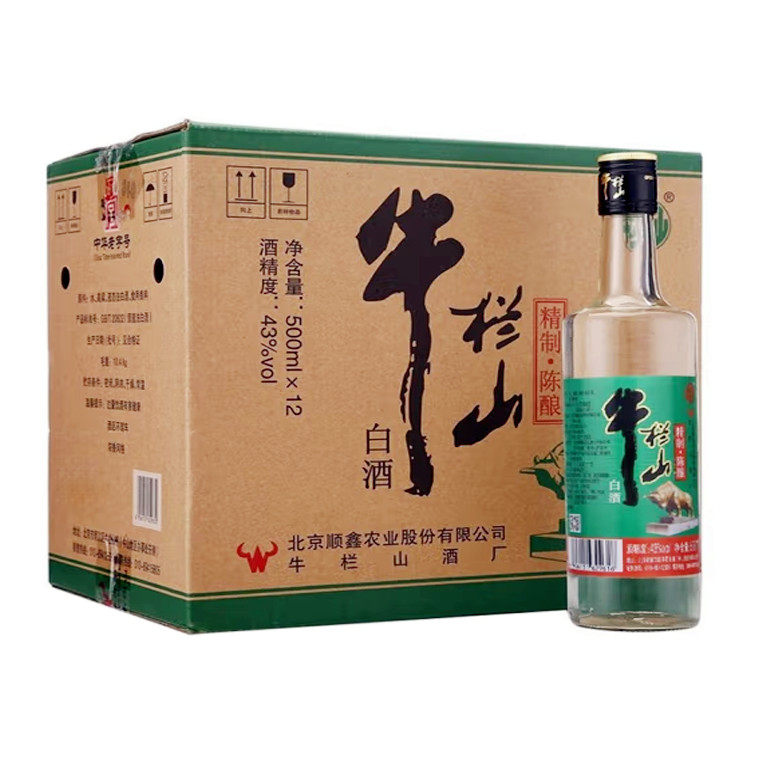 牛栏山二锅头52度36度陈酿三牛400ml*6瓶整箱装浓香型白酒包邮评价- 淘宝网
