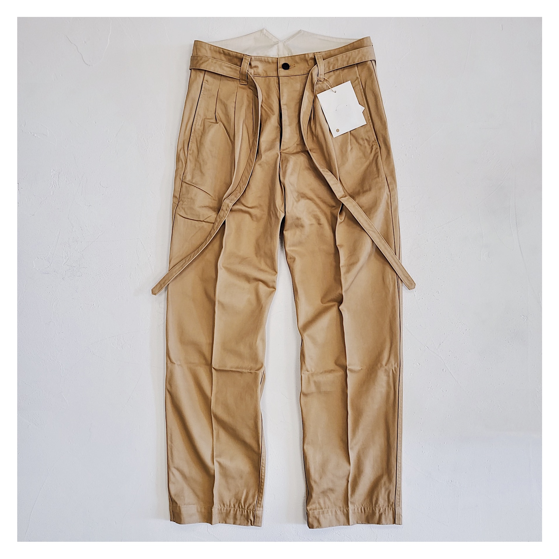 现货VISVIM 22AW HAKAMA PANTS SANTOME 羊毛条纹剑道裤休闲裤-Taobao