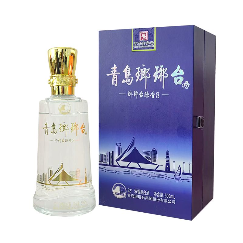 青岛产地酒52度琅琊台琅琊珍藏3海派香型白酒整箱500ml*6瓶粮食酒评价