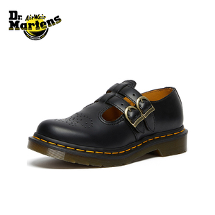 Dr.Martens马丁博士8065 Mary Jane芭蕾秋光面皮浅口皮鞋玛丽珍鞋