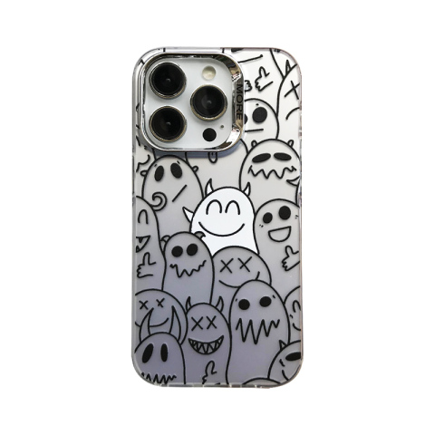Funny Chicken In Crowd New Cartoon Silicone TPU 15, 14, 13, 12 iPhone Case