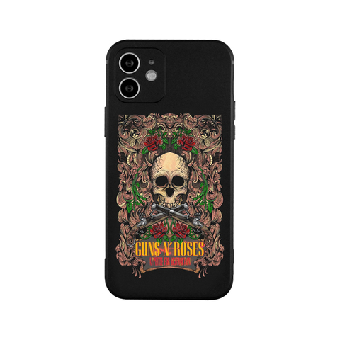 Guns And Roses New Metal Band Illustration 15, 14, 13, 12, 11 iPhone Case