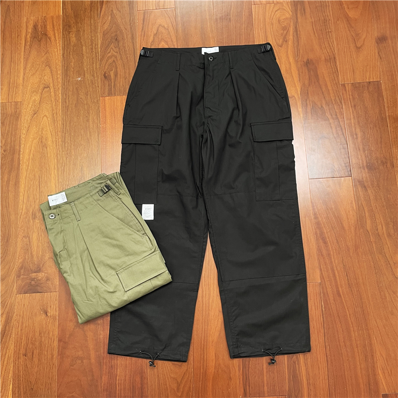 國倉WTAPS JUNGLE STOCK/TROUSERS/COTTON 迷彩口袋褲21AW-Taobao