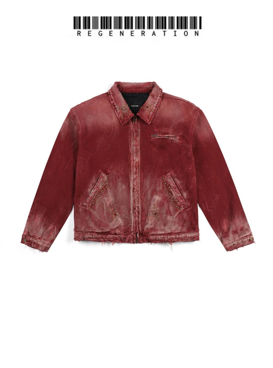 REGEN ZONE 25FW「SIAU」狩猎兽瞳蛇纹刺绣拼皮冷帽-淘宝网