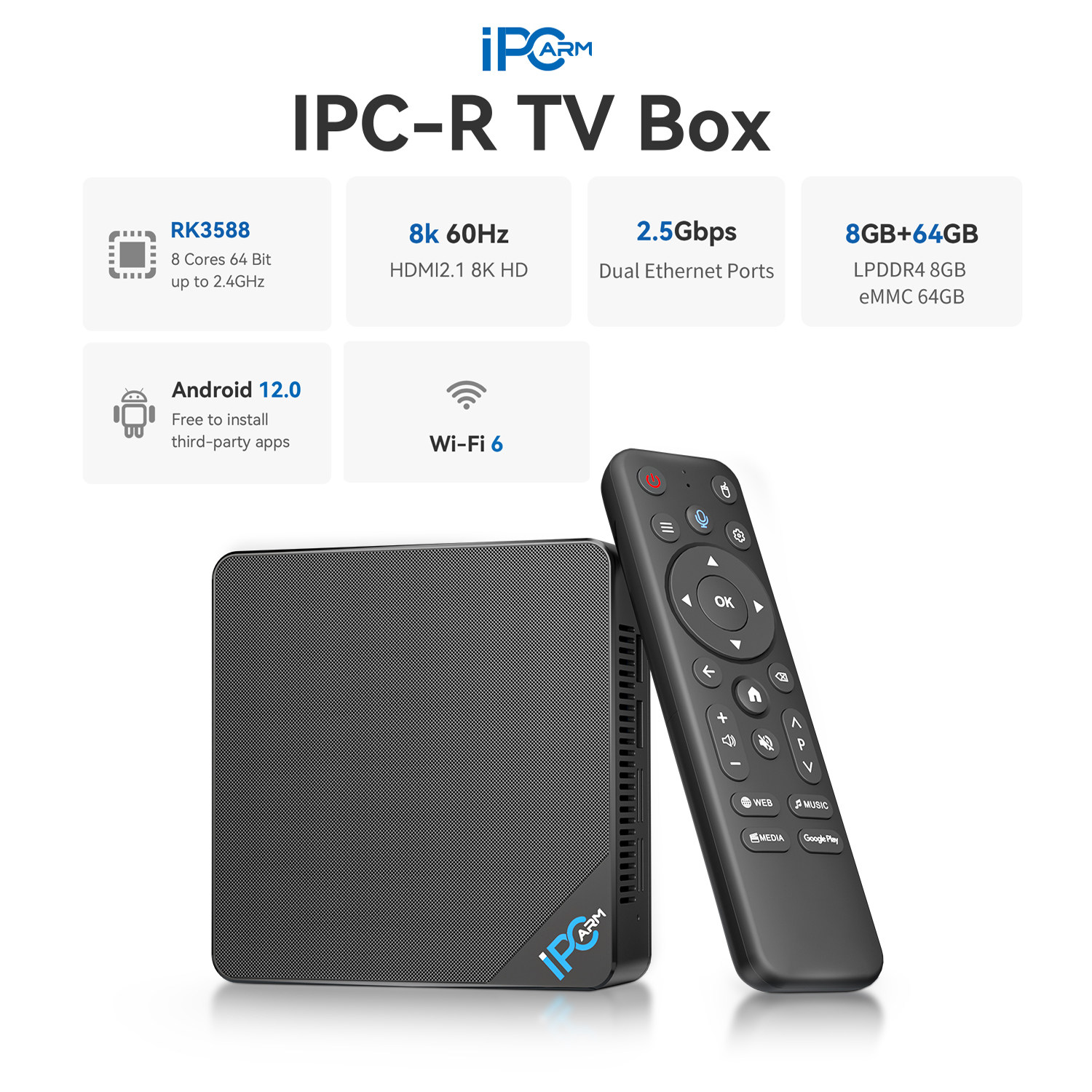X96NEX S905Y5 网络播放器4K电视盒子Tv box网络高清播放器wifi6评价