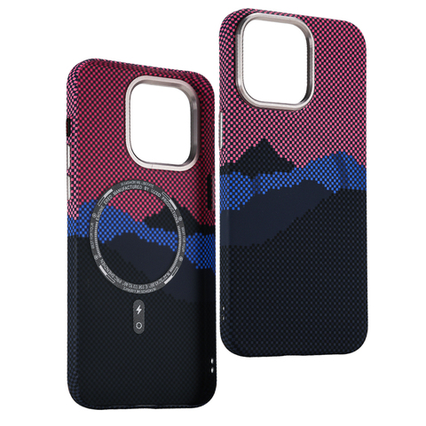 MooStudio Embossed Magnetic MagSafe The North Face Style 15, 14 iPhone Case