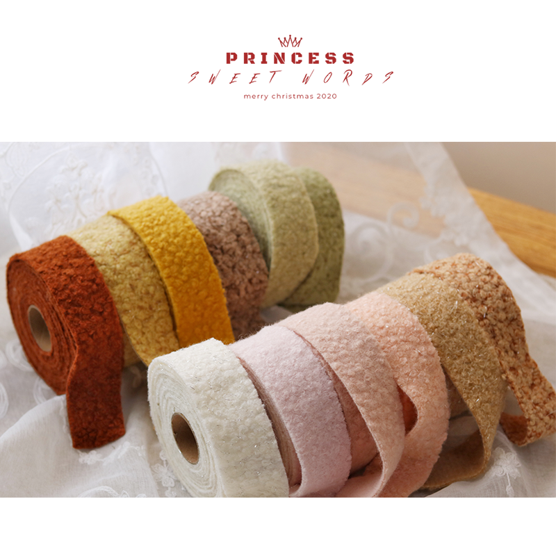 3 4cm羊毛氈羊毛氈毛毛球耶誕樹裝飾材料花環花束花盒diy材料