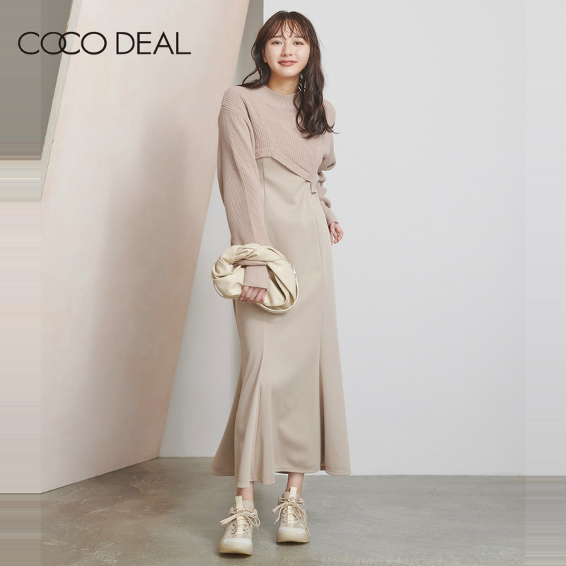 COCO DEAL 22春夏新款复古可调节绑带背带鱼尾连衣裙女72115029-Taobao