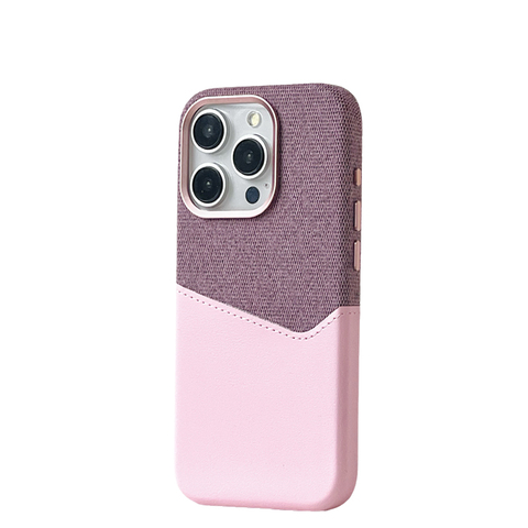 New MagSafe Wireless Luxury Two Tone Card Holder Leather – Business 15, 14, 13, 12 iPhone Case
