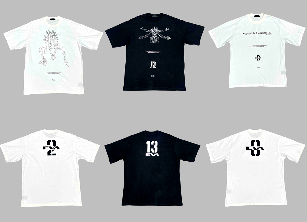 JUN INAGAWA 聯名ANA CHANTEE短袖T恤魔法二次元夏季寬鬆高街-Taobao