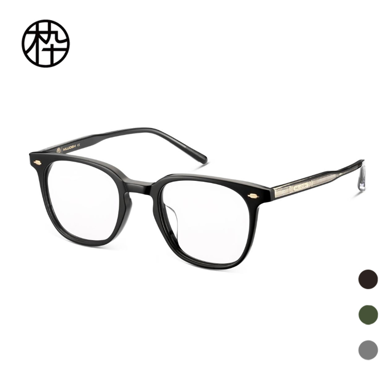 木九十专柜正品2021防蓝光眼镜MJ102FG038时尚板材框架护眼防刺眼