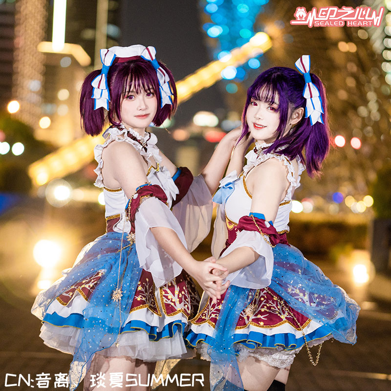 印之心LoveLive!Sunshine! 學員偶像Saint Snow鹿角聖良cos服-Taobao