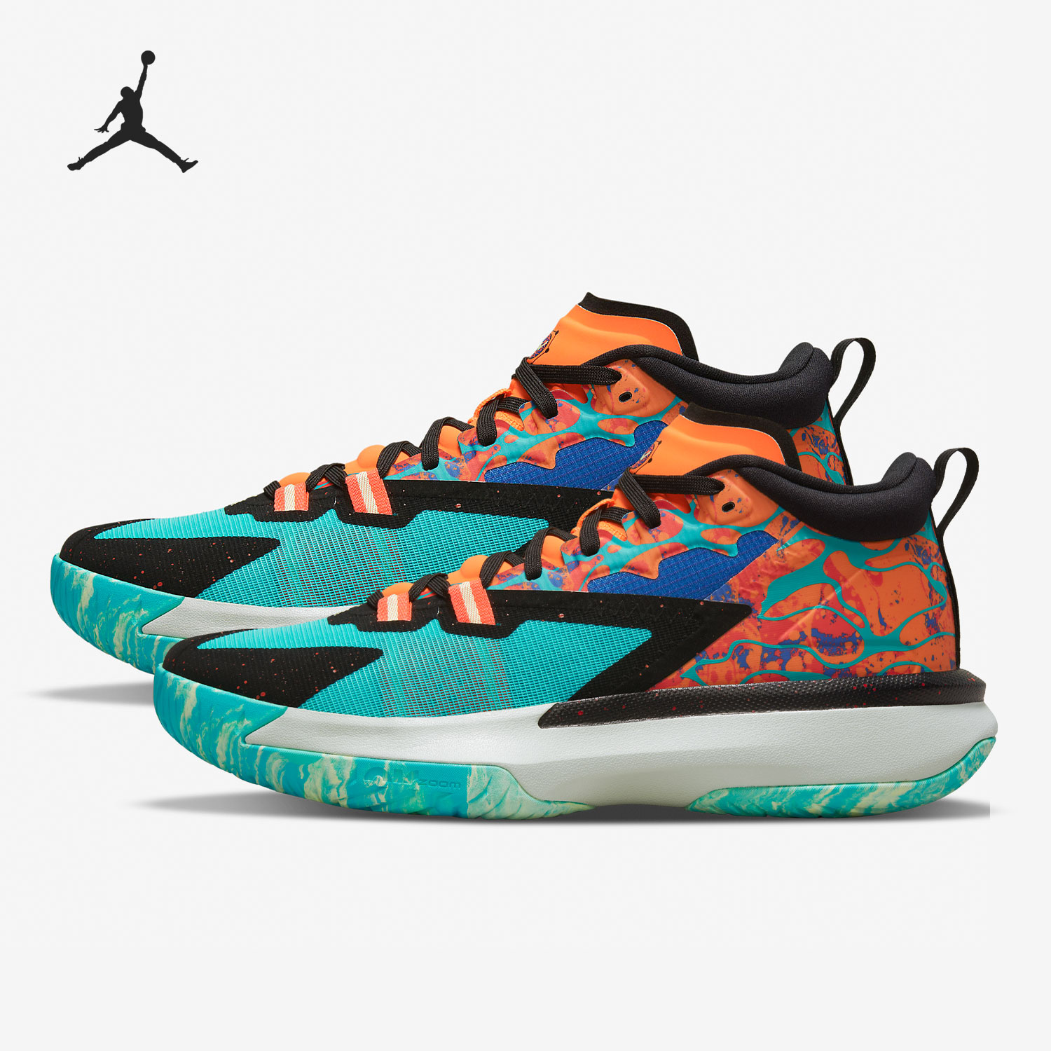 Nike/耐克正品Air Jordan Zion 1锡安一代实男子篮球鞋DA3129-001-Taobao