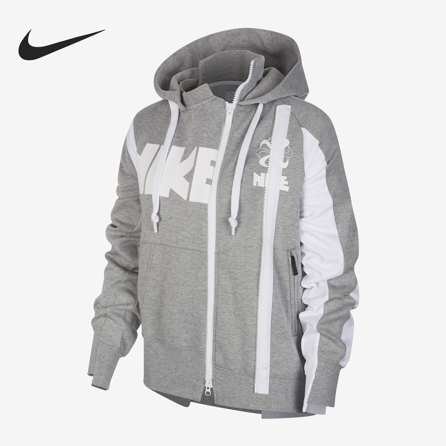 Nike/耐克正品2019新款女子串标LOGO运动休闲连帽套头卫衣CD9032-Taobao