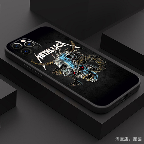 METALLICA Heavy Metal Band Silicone TPU 15, 14, 13, 12 iPhone Case