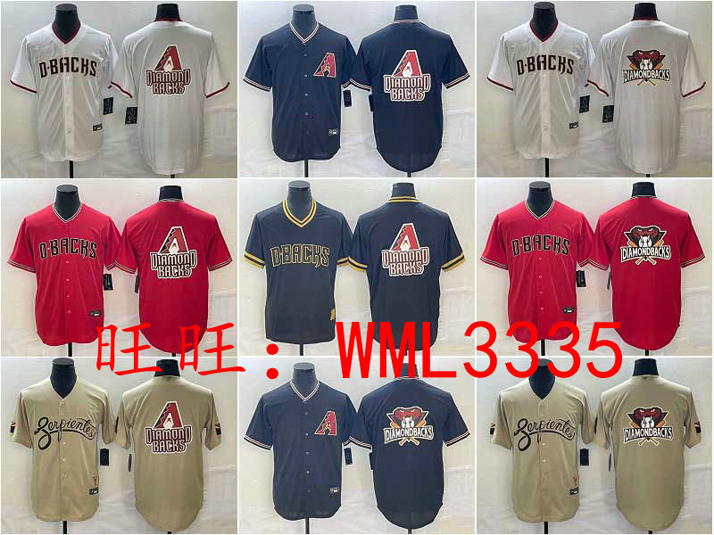 Arizona Diamondbacks Johnson Jersey 亚利桑那响尾蛇棒球衣服-Taobao