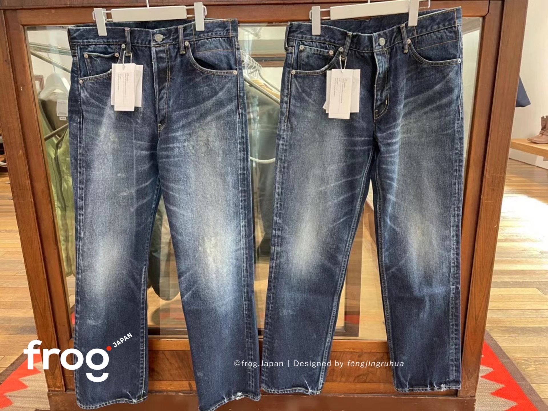 订购VISVIM SS JOURNEYMAN PANTS TACKED CRASH SPOT JM 牛仔裤-Taobao