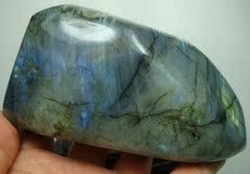 Ювелирные камни 岩石矿物教学标本晶体奇石宝石收藏天然月光宝石拉长石原石摆件l7