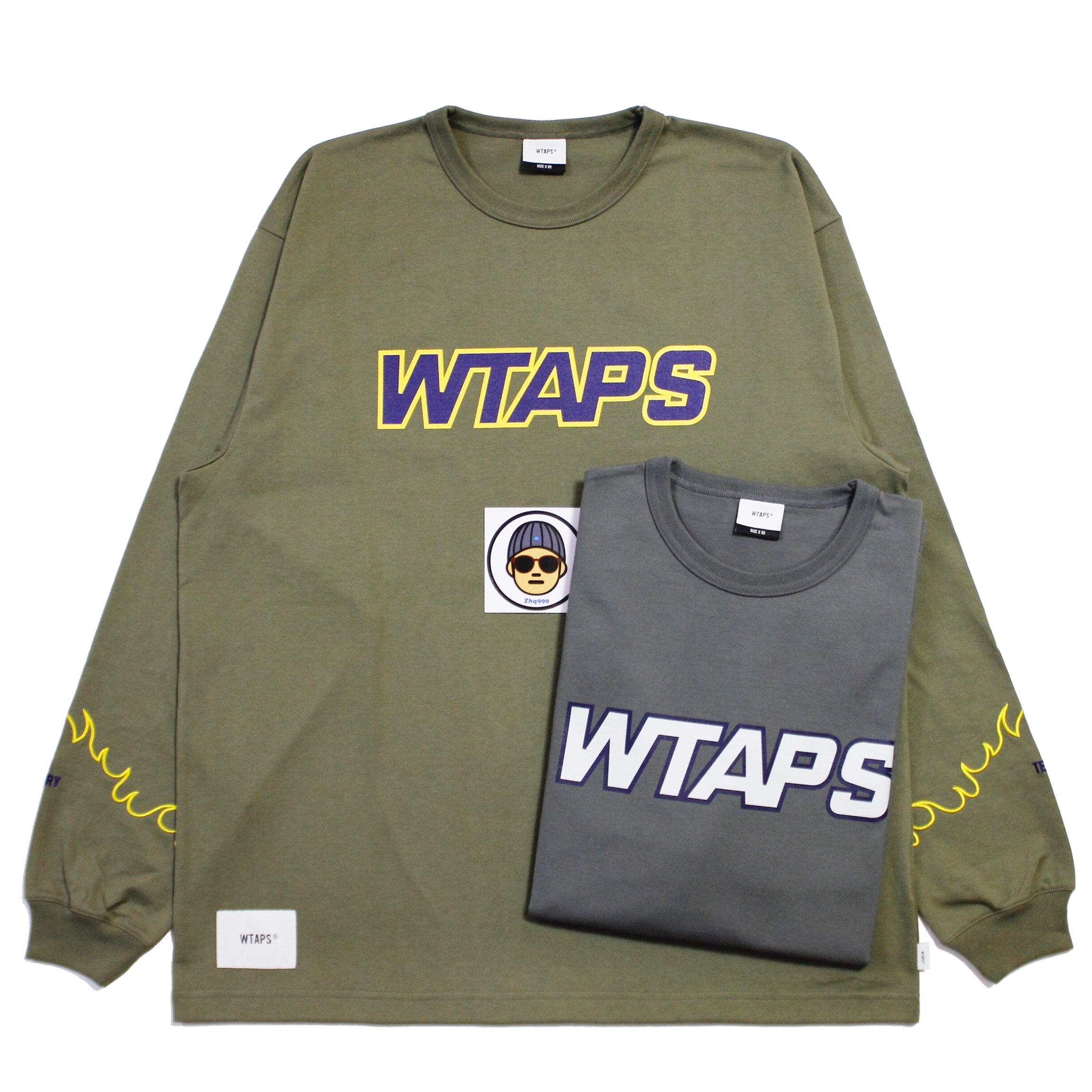 折扣现货WTAPS SIGN HOODED/RIPSTOP字母LOGO连帽卫衣帽衫20AW-Taobao