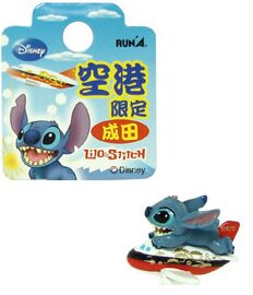 日本yujin食玩史迪奇小金米奇維尼四葉草瓢蟲扭蛋擺件手機吊飾