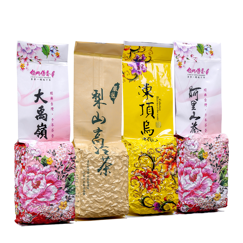 大禹岭梨山茶金萱冻顶乌龙阿里山冬茶台湾高山茶四大茗茶组合-Taobao