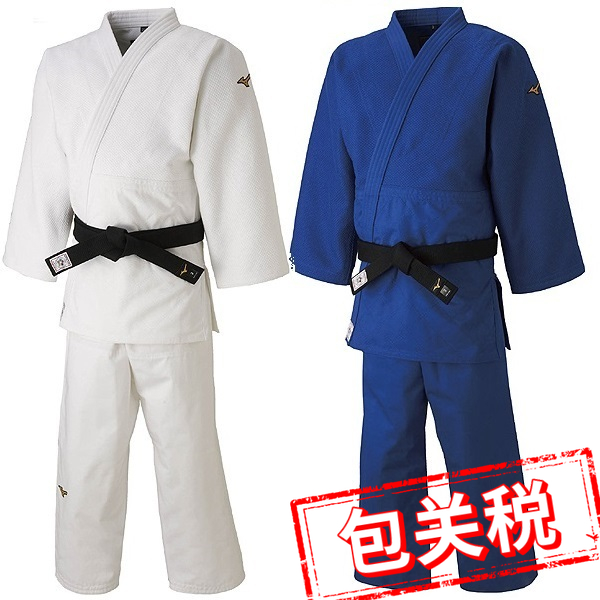 日本代購九櫻日產大將IJF新規認定柔道服套裝不含腰帶藍白JNV/JOV