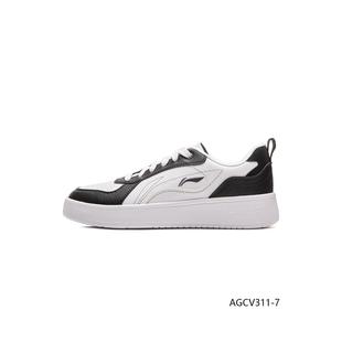 李宁穗岁 | 板鞋男鞋秋季新款小白鞋经典黑色休闲鞋子低帮运动鞋