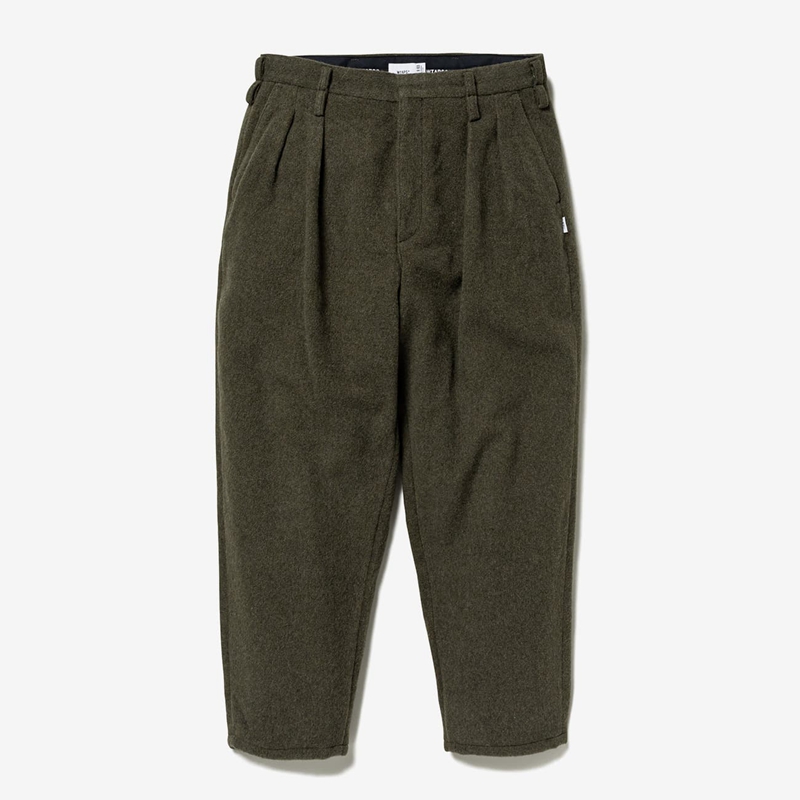 四季出品國倉WTAPS TRDT1801 TROUSERS POLY雙褶工裝休閒褲