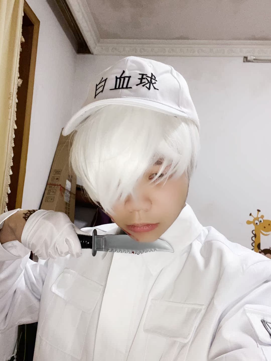 漫咕噜 工作细胞cos白细胞白血球cos服cosplay服装男