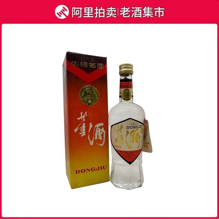 1990年代铁盖白董59度500ML*1瓶董香型酒品相如图（Z-9651）评价- 淘宝网