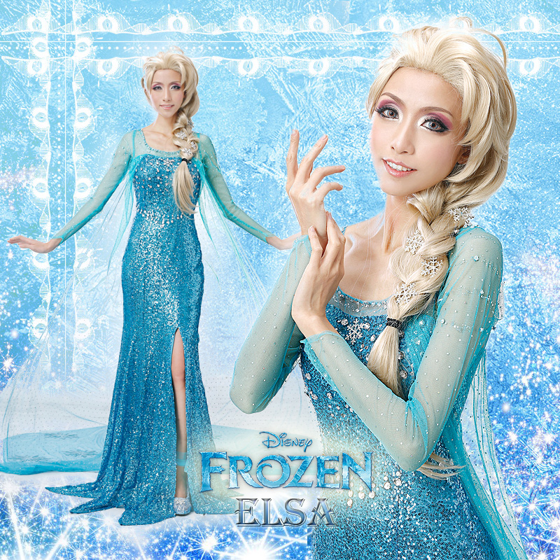 Женский костюм для косплея Ascosing AS Elsa Cosplay, купить в интернет магазине Nazya.com