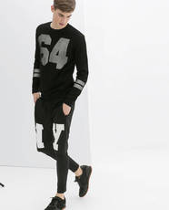 Толстовка Зара счетчик подлинной daigou не