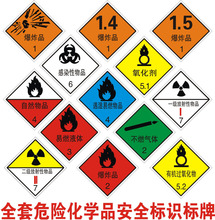 00 危险废物标识标签 有毒化学品易燃易爆货物包装贴安全警示标志牌