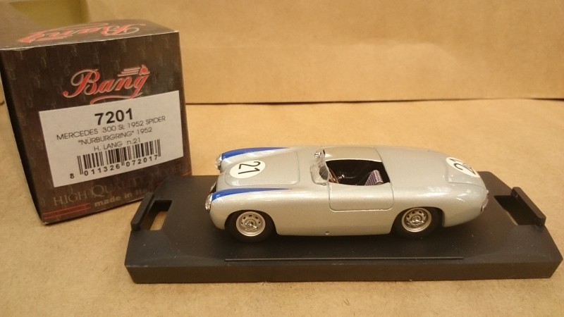 Модель машины Bang Mercedes 300 SL 1952 Spider #21 1:43