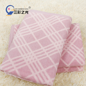 三彩之光纯棉浴巾