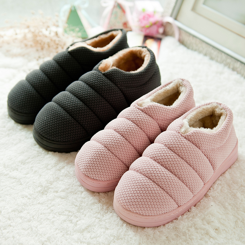 全包跟防滑厚底棉拖鞋