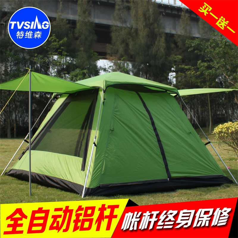 Палатки кемпинговые, горные Tvsing T052 3-4 палатки кемпинговые горные naturehike hpt4 3 4