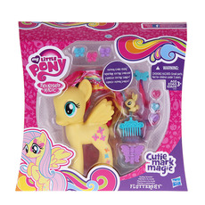 Игрушки-животные 正品孩之宝小马宝莉mylittle pony女孩玩具彩虹豪华小马柔柔a5933 Hasbro