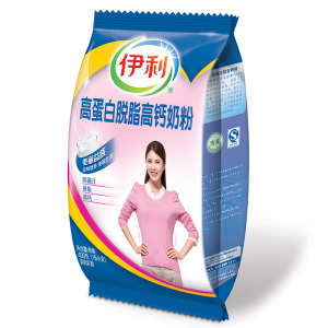 伊利 高蛋白脱脂高钙奶粉 400g/袋