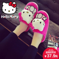 Тапочки для дома hellokitty зима милый