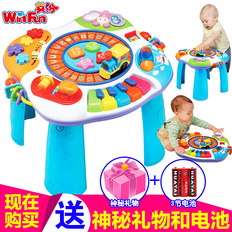 Многофункциональные детские игрушки, Игровые столы Winfun 0801 0-3