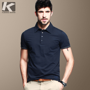 Kuegou 男士polo短袖t恤 