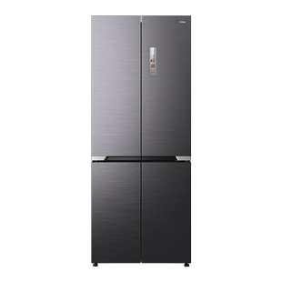 美的M60cm超薄458净味嵌入式冰箱家用大容量十字双开四门风冷无霜