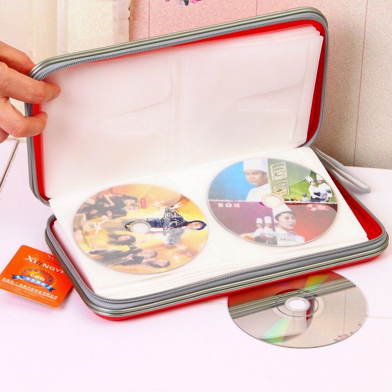 雄业碟包CD包光盘包大容量CD盒DVD收纳包碟片包光盘盒光碟包40片