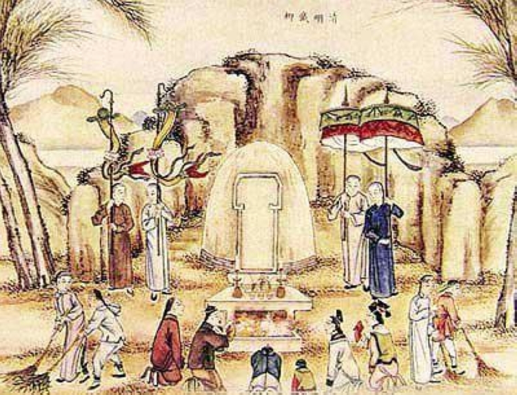 从古画中看古代清明节是何景象:踏青,射柳,蹴鞠