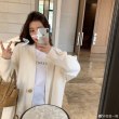 Xiaoyi Custom Autumn And Winter Sweaters Women's Medium And Long Sweaters Wear Lazy Wind Australia Wool Straight Tube Long Knitted Cardigan In Winter Xiaoyi Custom Autumn And Winter Sweaters Women's Medium And Long Sweaters Wear Lazy Wind Australia Wool Straight Tube Long Knitted Cardigan In Winter